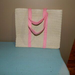 Mark & Graham Oversized Straw Beach Tote NO MONO